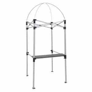 Aluminium Gazebo Frame Kiosk - 1x1 with Dome